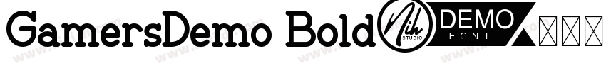 GamersDemo Bold字体转换